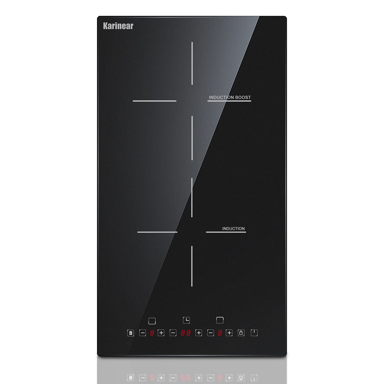 Karinear 12 Inch Induction Coo - đánh giá và giá Timer Dual Outlet