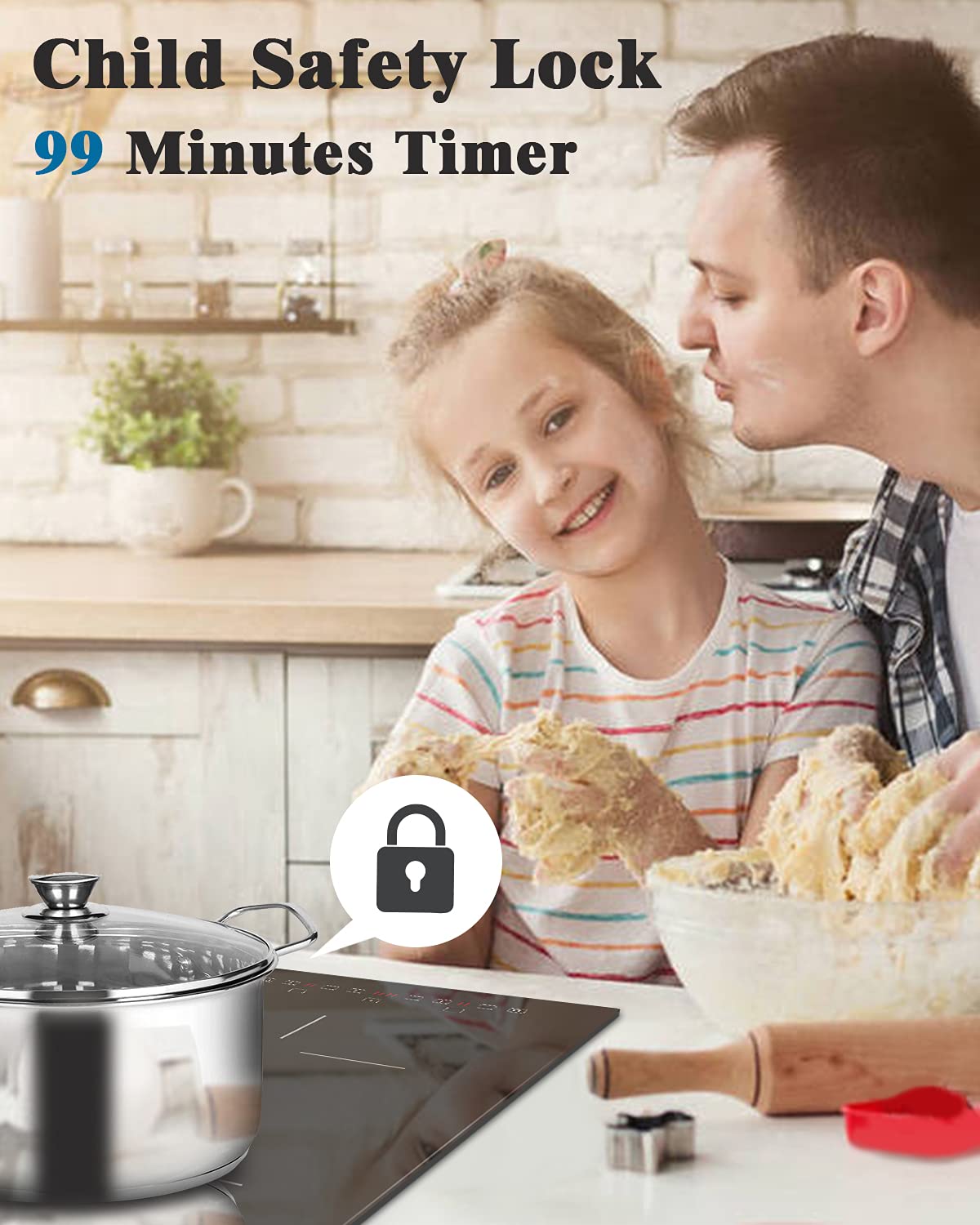 Karinear 12 Inch Induction Coo - đánh giá và giá Timer Dual Outlet