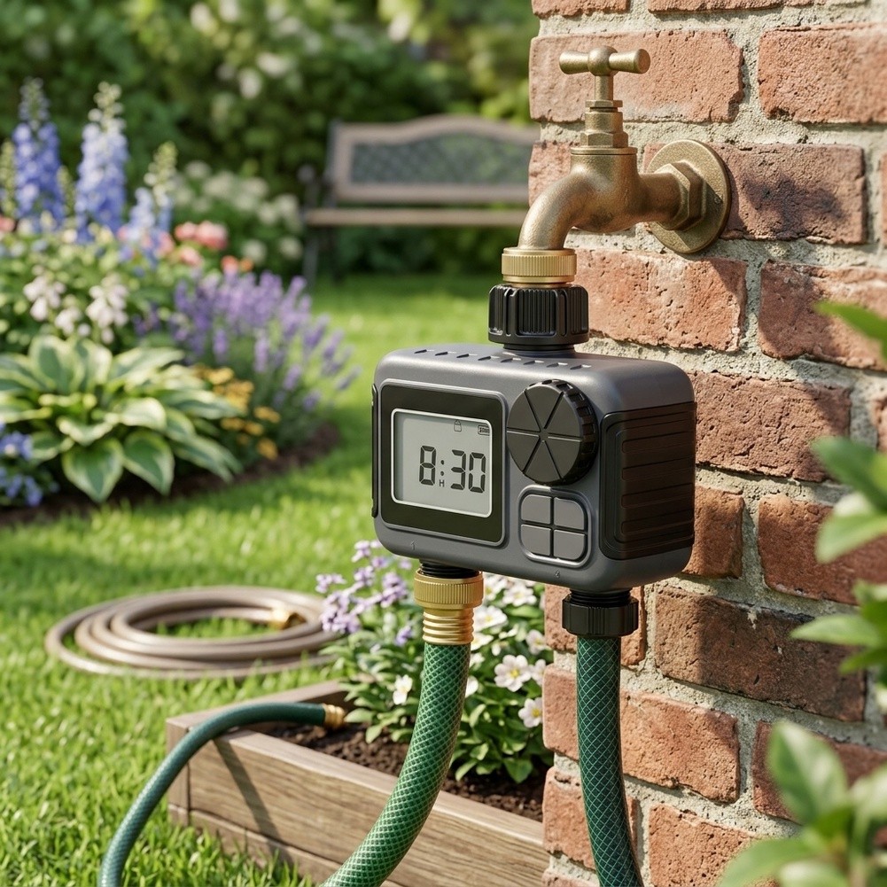 Garden Irrigation Timer Dual O - đánh giá và giá Timer Dual Outlet