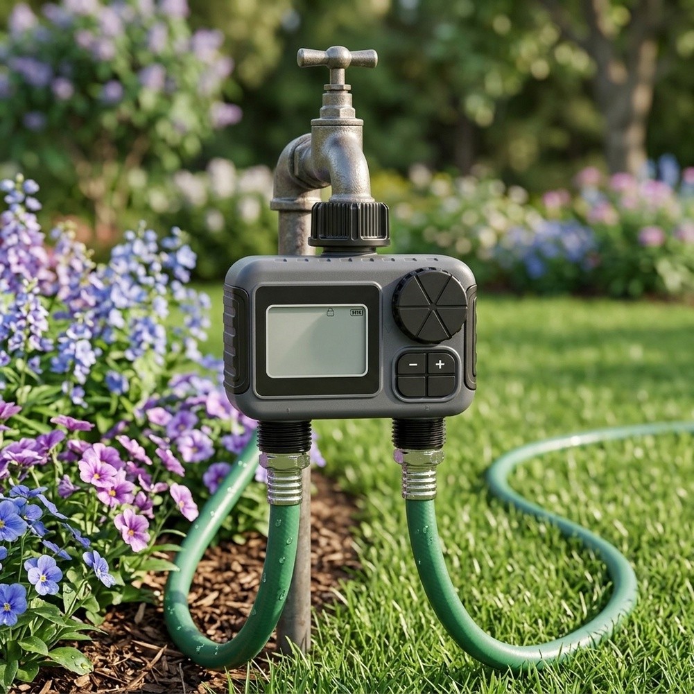 Garden Irrigation Timer Dual O - đánh giá và giá Timer Dual Outlet