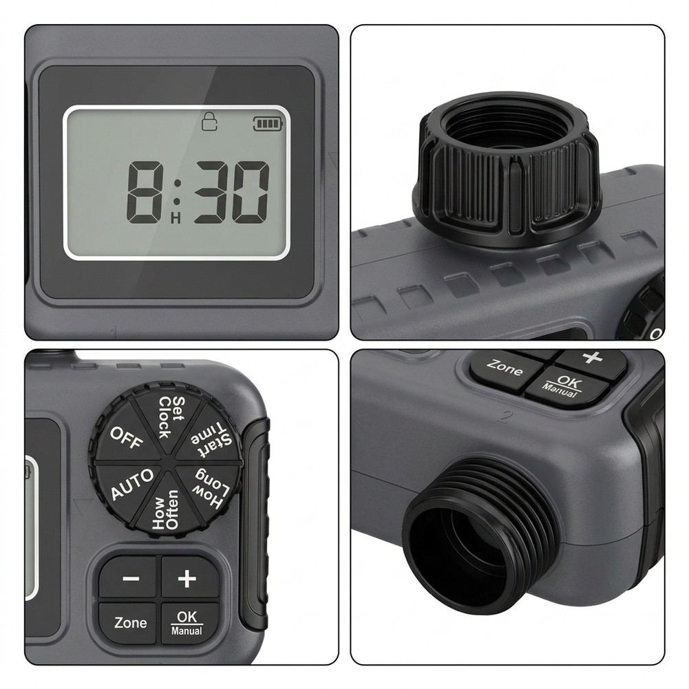 Garden Irrigation Timer Dual O - đánh giá và giá Timer Dual Outlet