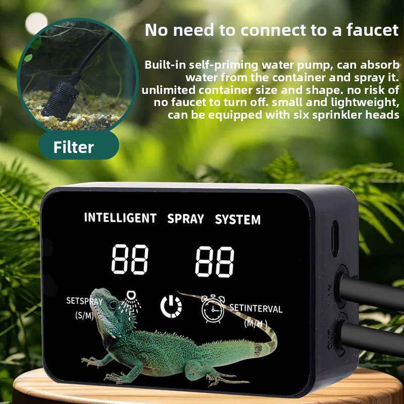 Rainforest terrarium mini mist - đánh giá và giá Misting Nozzle Reptile